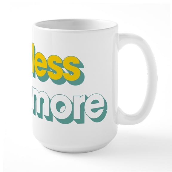 CafePress - Talk Less Smile More - 15 oz Ceramic Large White Novelty Mug