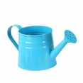thumbnail image 2 of DOLITY Metal Mini Watering Can Planter Garden Bucket for Patio Decor Smooth Surface Blue, 2 of 9