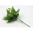 thumbnail image 3 of 5 piezas de tallos de hojas de eucalipto falsas a granel planta de hojas de eucalipto de dólar de plata artificial en verde gris alto vegetación de boda vegetación artificial, 3 of 4
