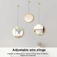 thumbnail image 4 of Multiple Length Stainless Steel Suspension Cable with Spring Hook Flexible Hanging Wire Rope for Homes & Office Use, 4 of 4