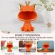 thumbnail image 3 of Decoración De Almacenamiento Caja De Almacenamiento De Resina Con Soporte Para Llaves De Gato De La Fortuna, Decoración Para Tienda De Oficina (Naranja), 3 of 5
