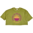 thumbnail image 5 of Billabong Women's True Cropped Oversized Boyfriend Relaxed Fit Tee T-Shirt (X-Small, Seaweed (Green Vintage Wash)), 5 of 6