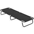thumbnail image 1 of Outsunny Lit de Camp Pliant pour Adultes, Lit de Couchage Portable pour l'Extérieur, 1 of 10