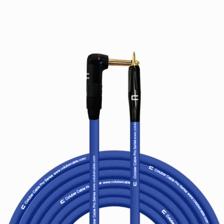 Coluber Cable Right Angle 1/4" TS to 3.5 TS Male - Pro Audio Interface Cable