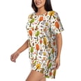 thumbnail image 2 of Xecao Animals Forest print Swimsuit for women, Summer-ready, sporty style.Quick-dry fabric. Many sizes & colors., 2 of 9