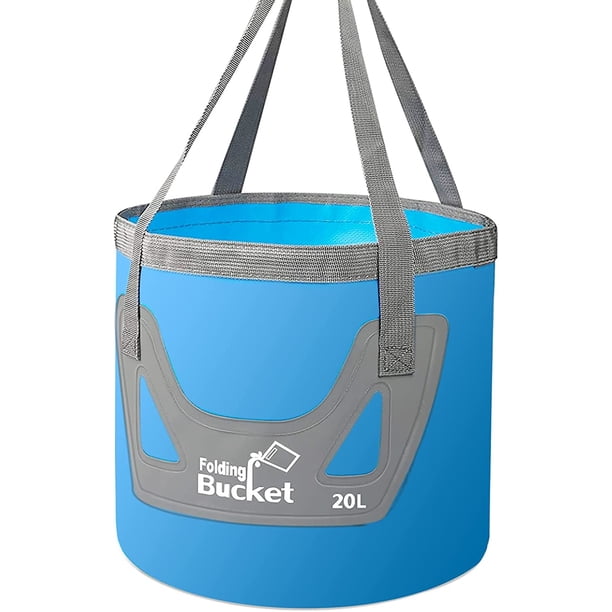 Collapsible Bucket, 20L Space Saving Foldable Bucket Water Storage ...