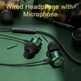 thumbnail image 3 of Lifetechs Metal In-ear Gaming Headset with Bass Microphone Volume Adjustable 3.5mm Plug Stereo Wired Earphone Universal for Computers And Mobile Phones, 3 of 8