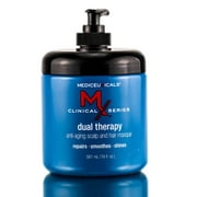 Size : 19 oz , Therapro Mediceuticals Dual Therapy Anti-Aging Scalp & Hair Masque Hair - Pack of 1 w/ Sleekshop Teasing Comb