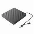 thumbnail image 1 of 5-in-1 External Blu-Ray Drive USB Type-C Multifunction BD-Combo Optical Drive CD DVD Burner Player ,Plug and Play, 1 of 6
