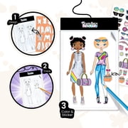 Fashion Angels Light Up Sketch Pad with Multicolor Carry Case for Tweens