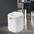 thumbnail image 1 of Botes de basura para baño con tapas, contenedor de basura de inducción inteligente, contenedor de basura eléctrico portátil para baño, sala de oficina 20L Macarena  bote de basura de cocina, 1 of 8