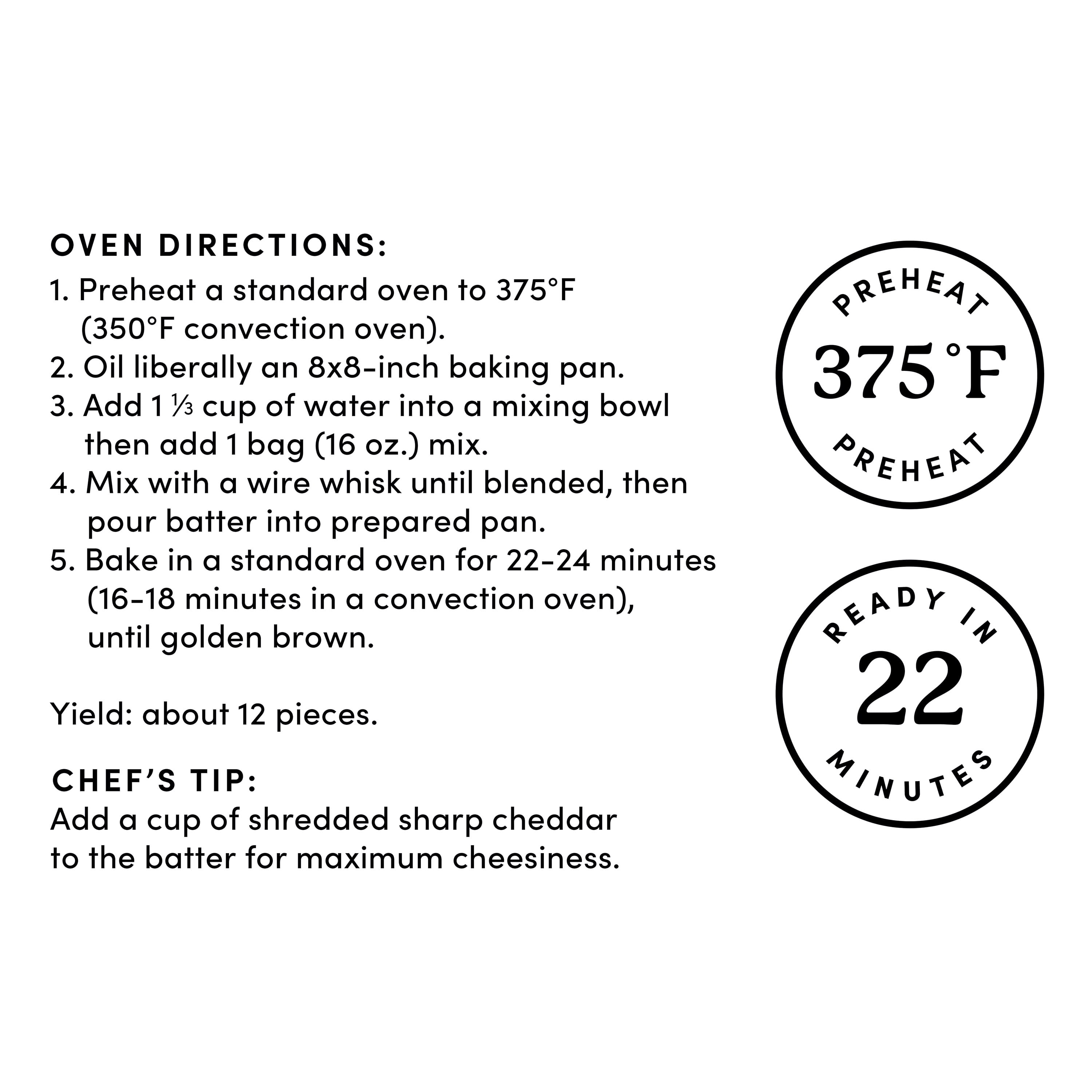 bettergoods Southern Style Hatch Chile Cheddar Cornbread Mix, 16 oz