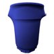 thumbnail image 1 of Cubierta de licra de lino LA Linen para bote de basura con ruedas de 55 galones azul real SpandexCover55Gwheels_RoyalX50, 1 of 1