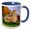 Blue/White, variant on 3drose, Berkeley Castle, 11oz Two-tone Red Mug