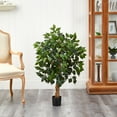 thumbnail image 5 of Nearly Natural 3' Ficus Artificial Tree, 5 of 9
