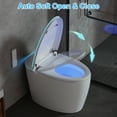 thumbnail image 7 of Smart Bidet Toilet with Auto Open Seat & Lid Luxury toilet with instant heating, warm air dryer, RGB ambient light, feminine & rear wash, adjustable water temp/pressure, foot & remote flush, 7 of 7