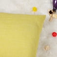 thumbnail image 6 of PiccoCasa 18" x 18" Cotton Linen Throw Pillowcases Set of 2, Yellow, 6 of 8