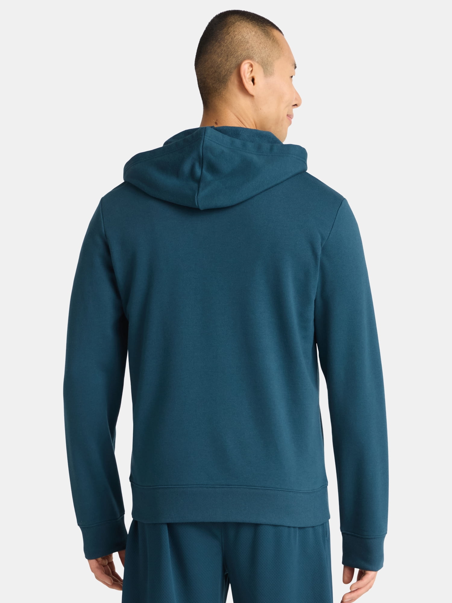 Athletic Works Men's and Big Men's Fleece Zip Hoodie Sweatshirt, Size S-3XL