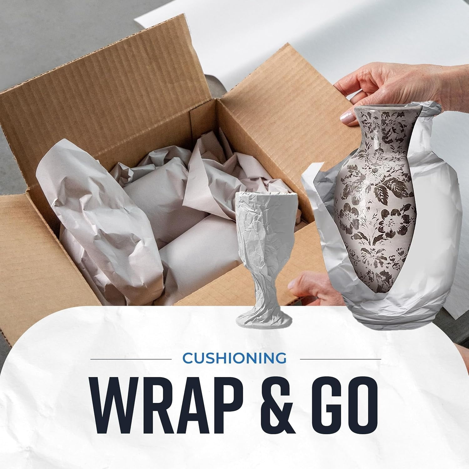 24" x 36" Newsprint Packing Paper Sheets for Moving | 320 Sheets | 20lb | Newspaper Paper