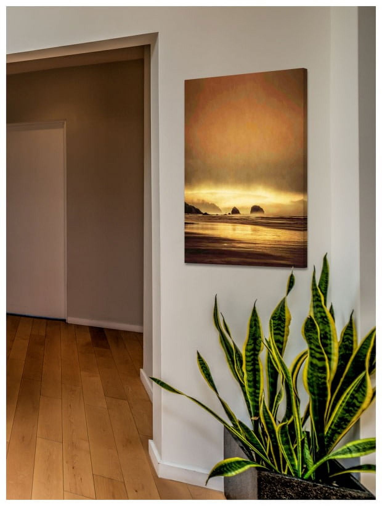 Marmont Hill "Lone Tree at Sunset" Painting Print on Canvas