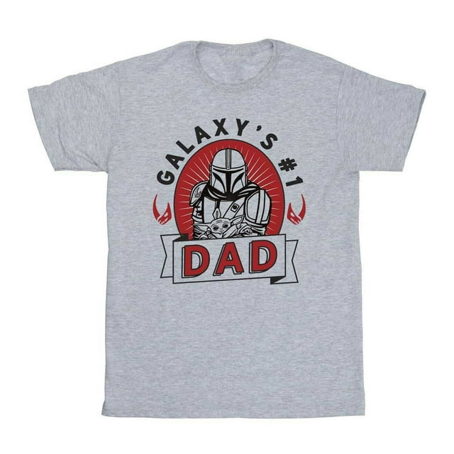 Star Wars: The Mandalorian Mens Galaxy's #1 Dad T-Shirt