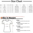 thumbnail image 3 of Kovlvoll Womens Tops Crew Neck Short Sleeve T-Shirts Solid Color Loose Dressy Casual Blouses Tunic Top, 3 of 5