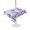 Lavender, variant on Outdoor Tablecloth with Umbrella Hole for Patio/Picnic/Party/Camping, Purple Flowers Waterproof Table Cloth Square Cover Washable, Butterfly Spring Floral Rustic Farmhouse (60"x 60")