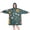 Paw Prints and, variant on Music Bulldog Wearable Oversized Blanket,Wearable Blanket Hoodie for Adults,Cozy Hooded Blankets with Super Pockets,Super Warm Fuzzy Pullover for Women & Men