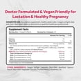 thumbnail image 2 of Naturalis Vegan Prenatal with Full Specrum Omega-3 | Algae DHA, EPA, DPA, Vitamin D3 & Active Folate L 5-MTHF | Vegan Society Certified, Sustainably Sourced, Non-GMO & Soy Free | 60 Veggie Softgels, 2 of 6