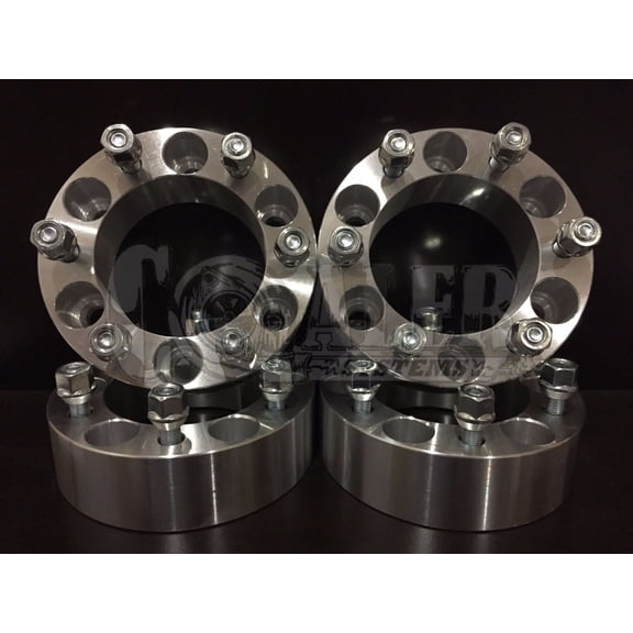 4 X Wheel Spacers 2" Thick Hummer H3 Aluminum Adapter 6x5.5 6 Lug Pickups