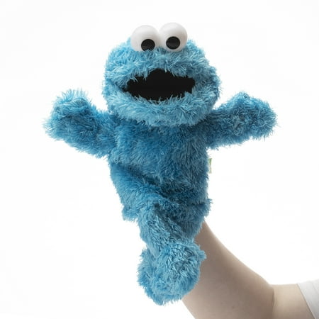 RONIAVL The Muppets Movie Soft Stuffed Plush Toy Sesame Street Cookie Monster Hand Puppet Blue Monster
