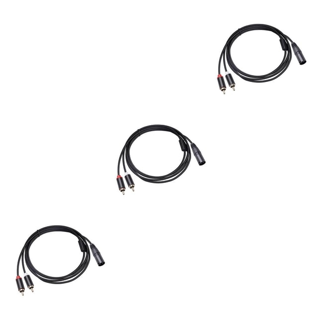 Injueey Cable adaptador XLR hembra a macho de 3 núcleos, mezclador de repuesto, convertidor de Audio profesional, accesorio de equipo de Type4 NO4