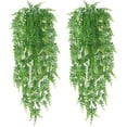 thumbnail image 1 of Follaje artificial colgante de 2 pies: helechos verdes para decoración de exteriores, 1 of 8