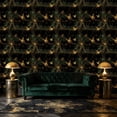 thumbnail image 3 of Boho Peel and Stick Wallpaper Dark Woodland Luminous Butterflies Spiral Wall Mural 23.6in x 9.8ft Self Adhesive Removable Wall Paper Renter Friendly Wallpaper for Nursery Bedroom Cabinets, 3 of 8