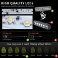 thumbnail image 3 of 90W 6Inch Convex Lens 6LED Working Light 12V/24V 4x4 Automobile LED Light Bar White light, 3 of 5