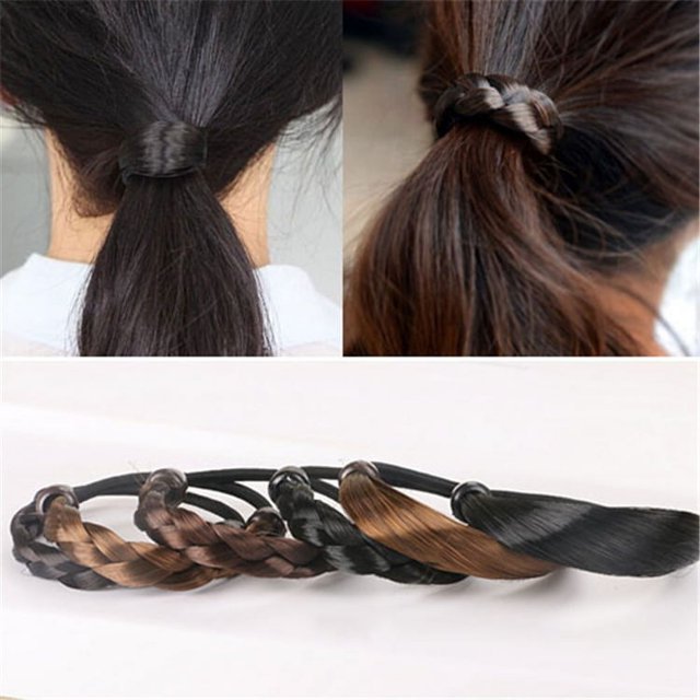 10 piezas estilo bohemio mujer moda personalidad giro trenza peluca pelo cuerda hebilla accesorios para el cabello mujeres