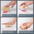 thumbnail image 3 of 2 Pack Bar Soap Grip no Goo or mess Soap Holder for Bath and Showersrose red, 3 of 5