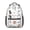 Cat and Cup, variant on Cat Head White Pattern Backpack for School, Cute School Bag with Adjustable Shoulder Straps and Padded Back, 15.3"x11"x6.7"