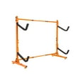 thumbnail image 2 of Freestanding Kayak Storage Rack for 2 Kayaks, Heavy-Duty Adjustable Steel Canoe & Paddleboard Stand with Padded Arms, 175LB Capacity for Indoor/Outdoor Garage Use, 2 of 7