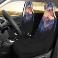 thumbnail image 3 of KAKALAD Sunset Mountains With Trees Mountain 02 Car Accessories Seat Covers Set Vehicle Seat Covers Universal Front Seats Protector 2 Pcs, 3 of 9