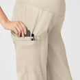 thumbnail image 6 of Wink WonderWORK Maternity Cargo Scrub Pant, Khaki, M Womens, 6 of 6