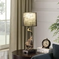 thumbnail image 4 of Ore International 24" in WILDLIFE OLD WORLD ANTIQUE BRONZE  CAPUCHIN MONKEY POLYRESIN TABLE LAMP, 4 of 4