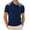 A-Navy, variant on XINXIAOO Mens Classic Fit Polo Shirt Short Sleeve Casual Breathable Comfortable Navy Shirt for Daily Wear, Size S-7XL