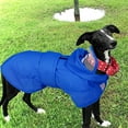thumbnail image 6 of Kuoser Dog Raincoat Waterproof & Reflective Dog Rain Jacket with Hood, Blue, M, 6 of 7