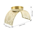 thumbnail image 2 of Raindrops 2Ud De Hierro Dorado Decorativos Para Uso En Hogar Y Reuniones Familiares, 2 of 6