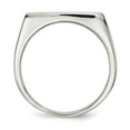 thumbnail image 2 of Sterling Silver 11x15mm Closed Back Signet Ring - Size 10, 2 of 3