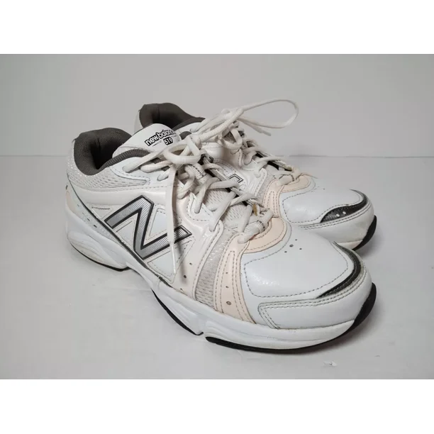 NB New Balance 519 ABZORB Mens Sz 8 D White Leather Lace-up Sneaker Shoe