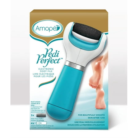 - Amope Pedi Perfect Electric Foot File for Callus Removal and Foot Care With 3 Bonus Refills