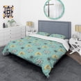 thumbnail image 3 of Designart 'Porch & Den Cason 1950 Motif Mi-Siècle Housse de Couette, 3 of 4