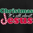 thumbnail image 3 of CafePress - Christmas About Jesus Women's Dark Pajamas - Women's Short Sleeve Print T-Shirt and Pants Dark Cotton Pajama Set, 3 of 7
